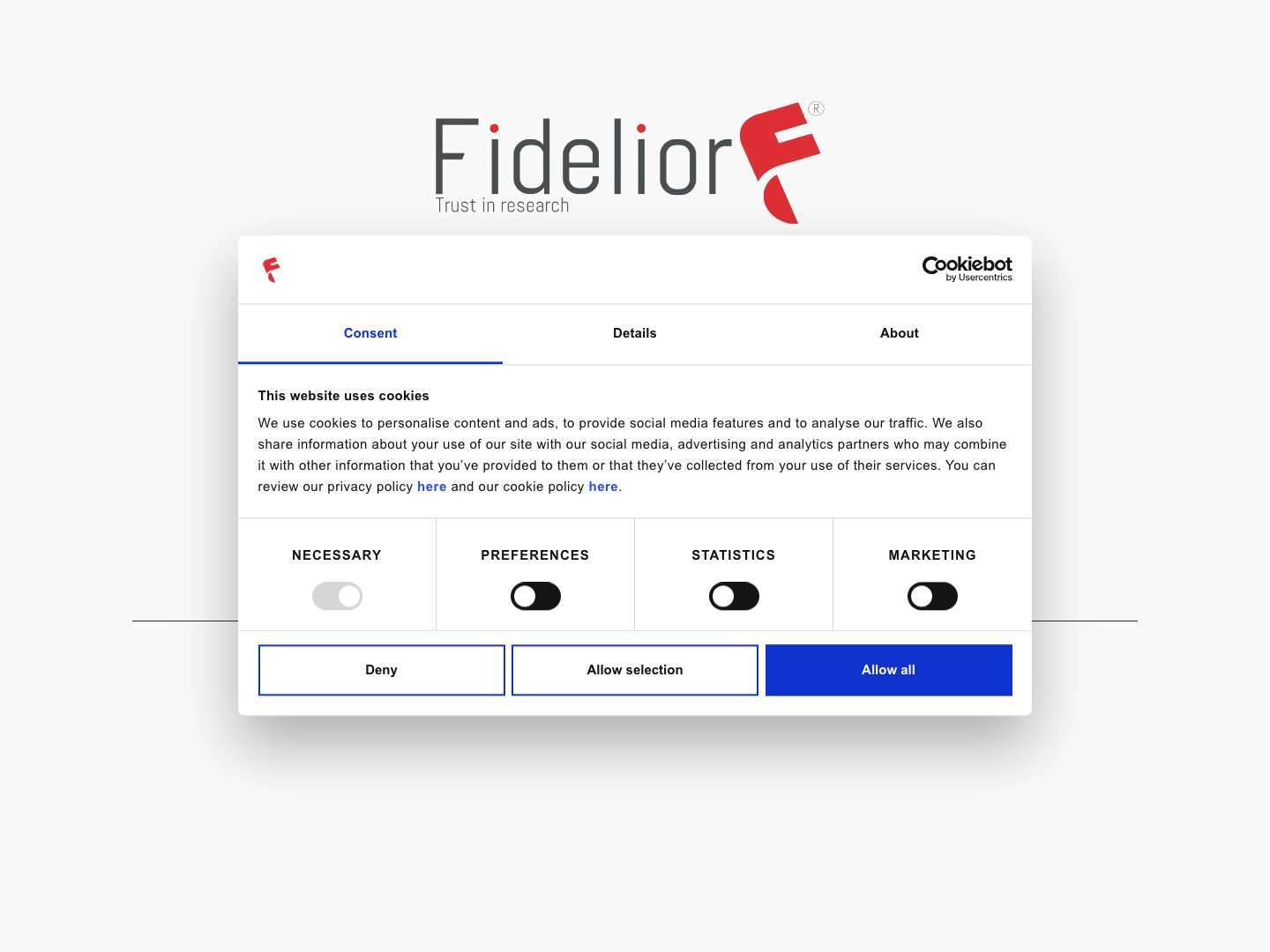 Fidelior - Full Screenshot
