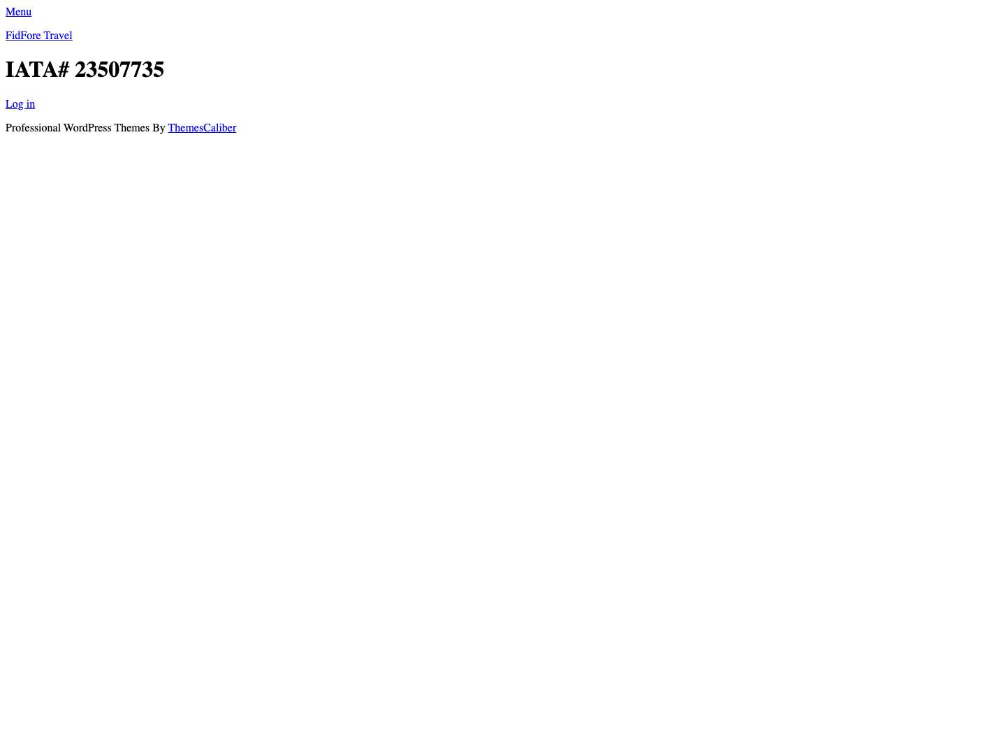 FidFore Travel - Full Screenshot