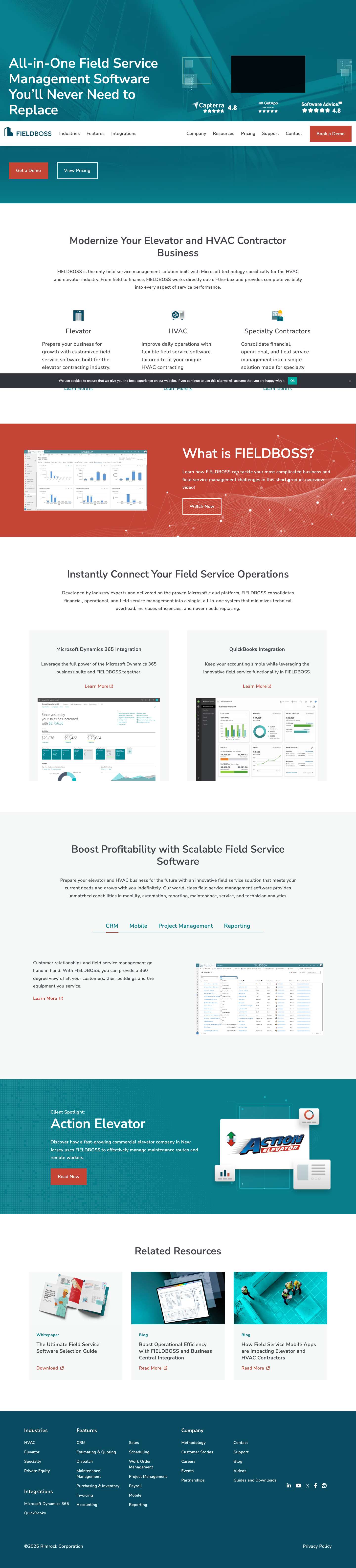 Field Service Management Software | FIELDBOSS - Full Screenshot