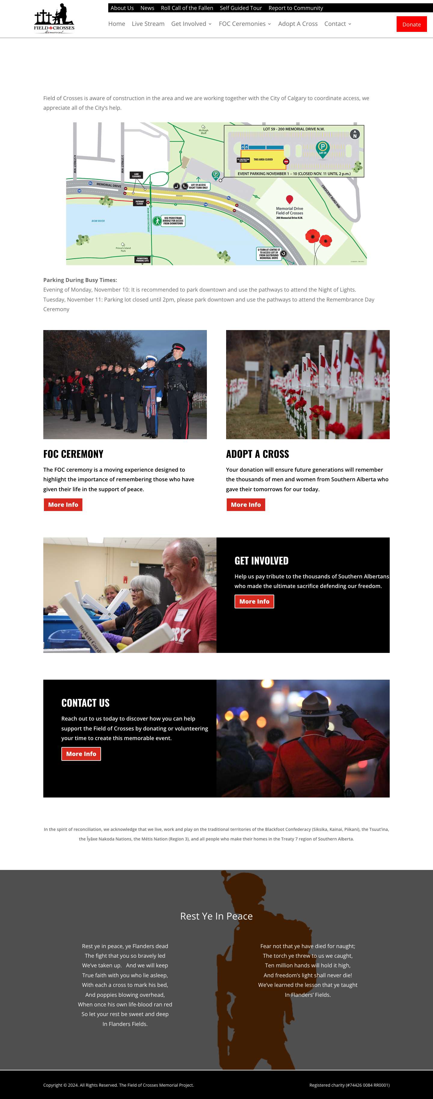 Field of Crosses | A Tribute to those who Served and Died for our Freedom - Full Screenshot