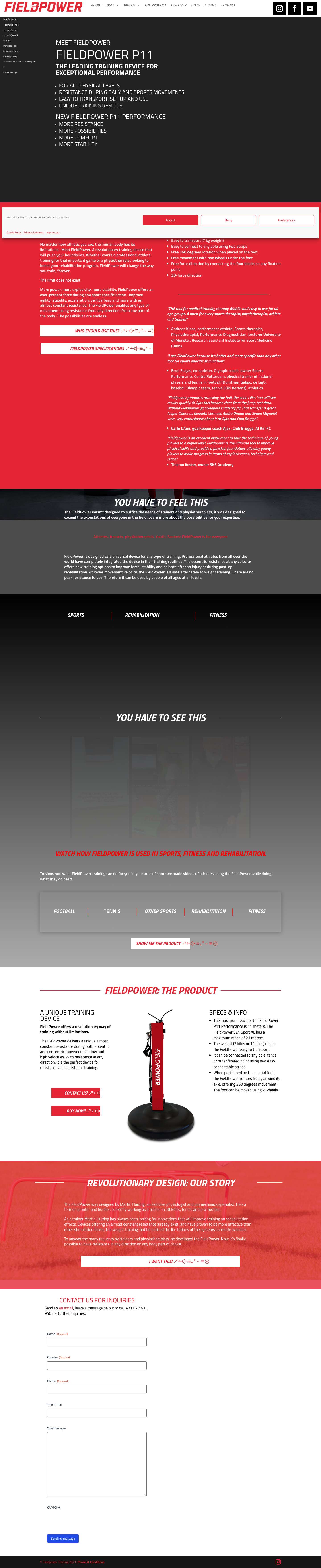 Fieldpower Training - Fieldpower - Full Screenshot