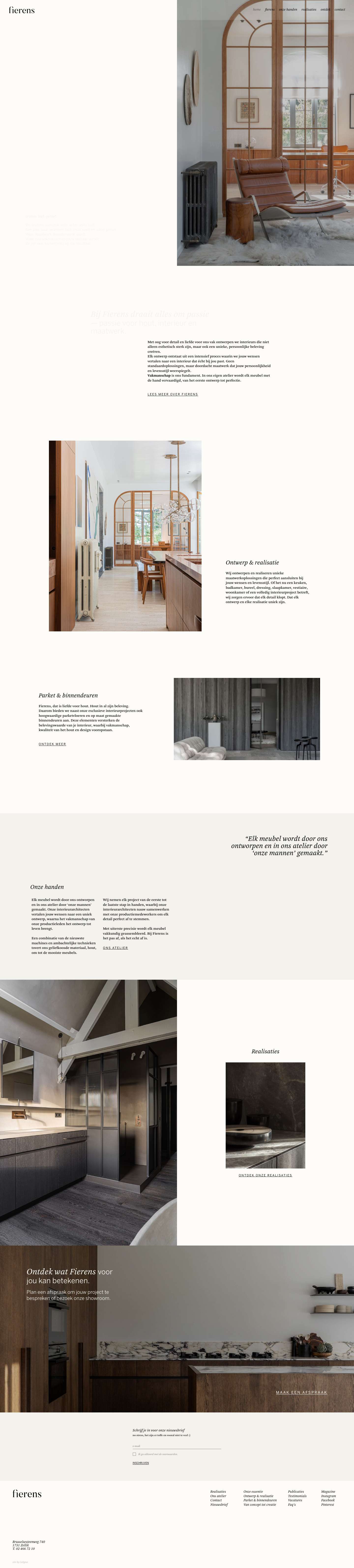 Home | Fierens - Full Screenshot