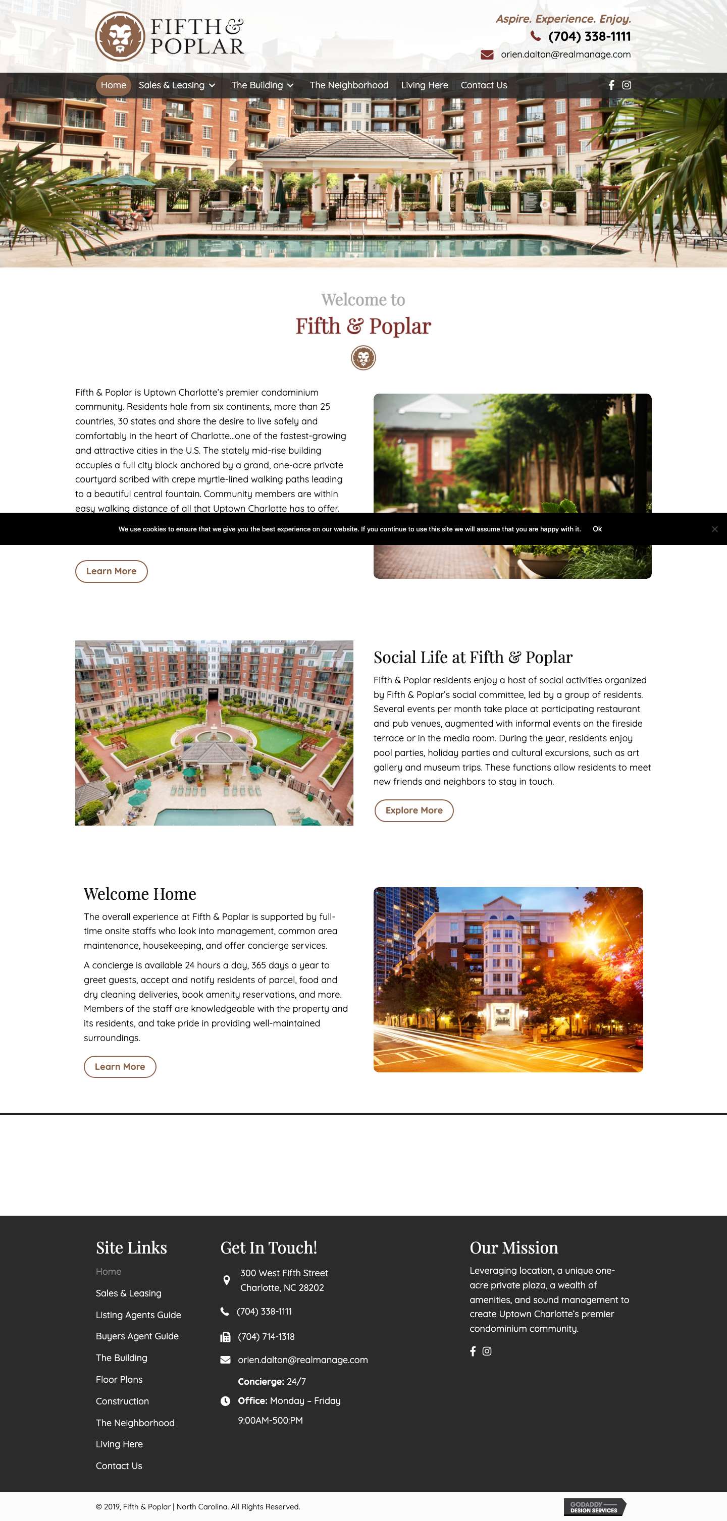 Fifth & Poplar Condos - Fifth & Poplar | North Carolina - Full Screenshot