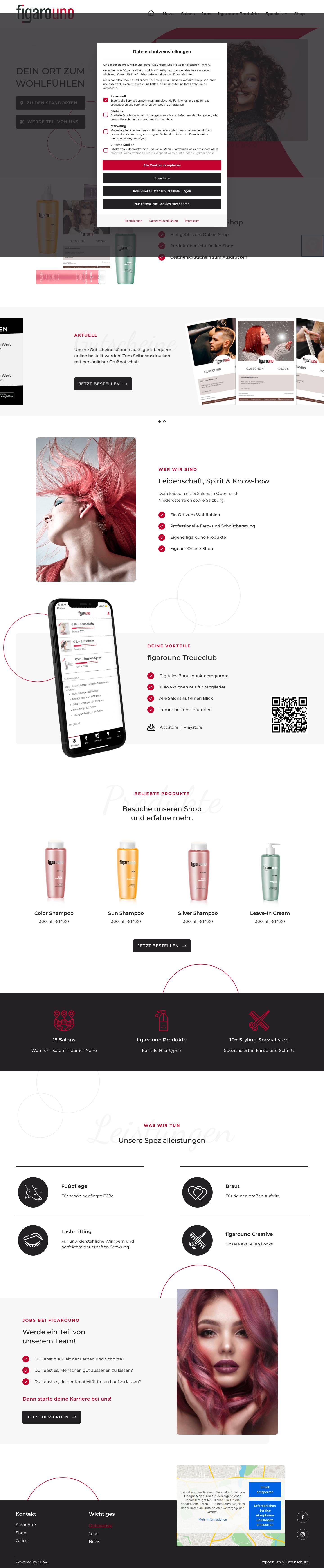 Startseite - Dein Ort zum Wohlfühlen - Figarouno - Full Screenshot