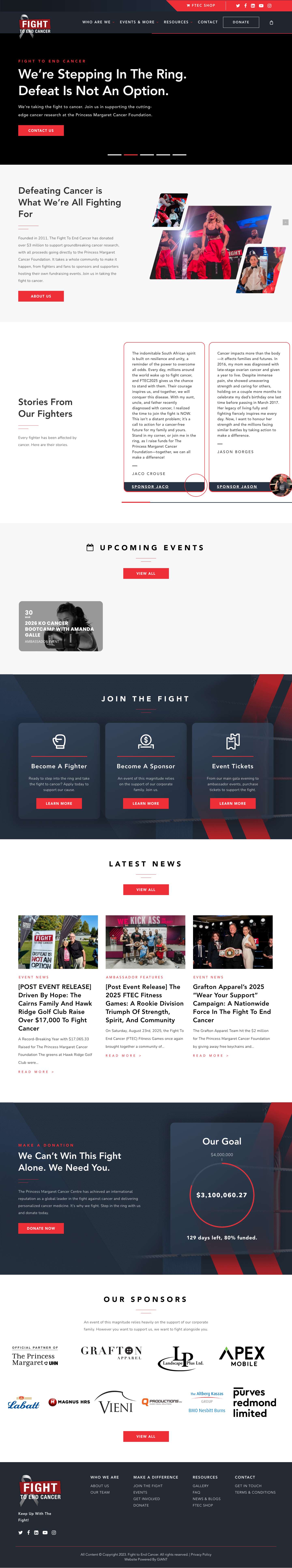 Fight To End Cancer | Defeat Is Not An Option - Full Screenshot