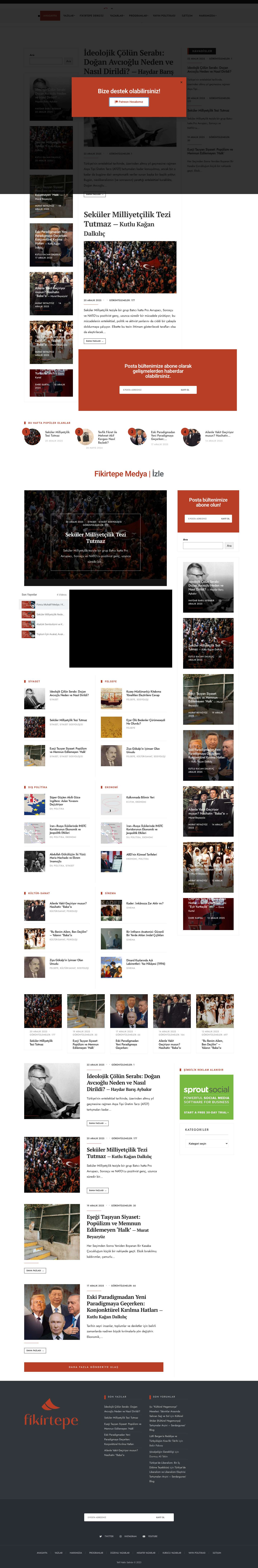 Fikirtepe Medya - Kitlesel Dönüşüm - Full Screenshot