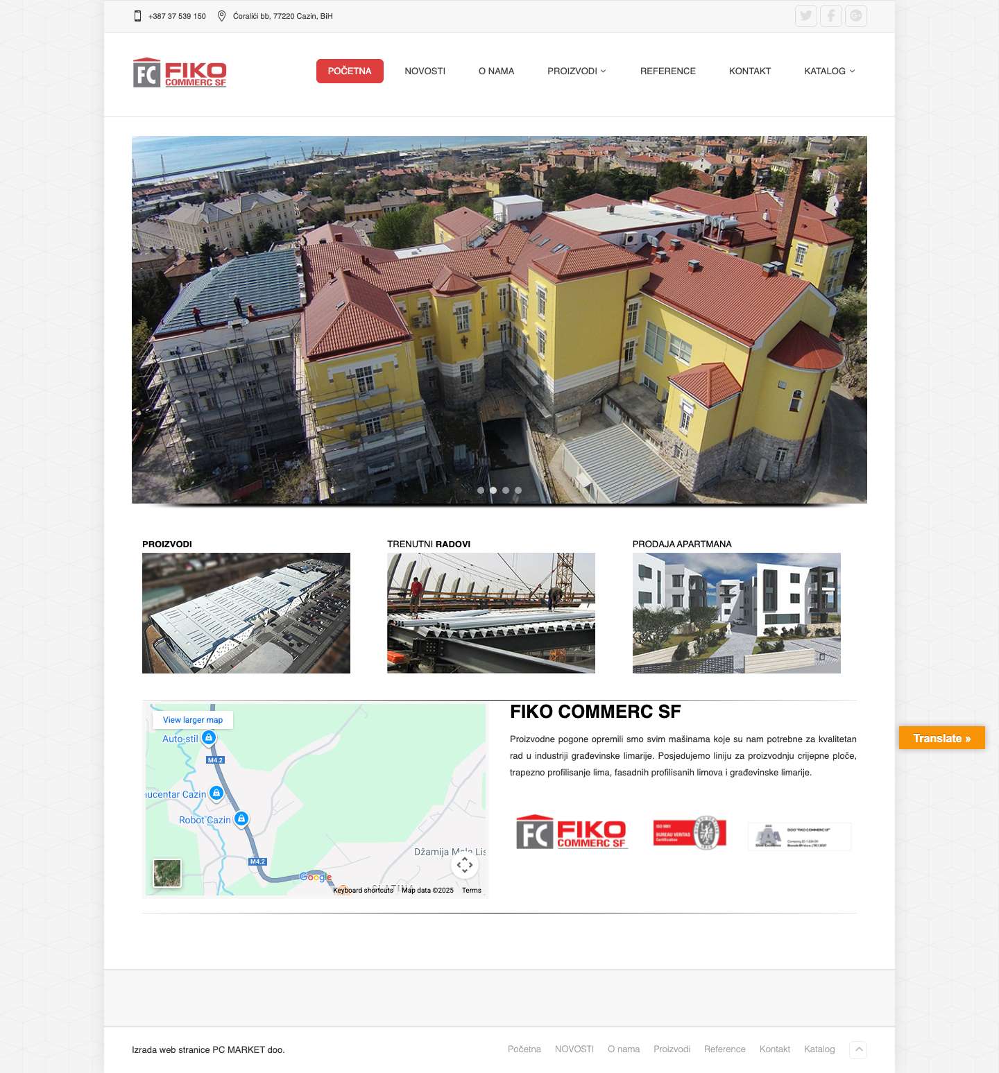 FIKO COMMERC SF | Mi stvaramo budućnost - Full Screenshot