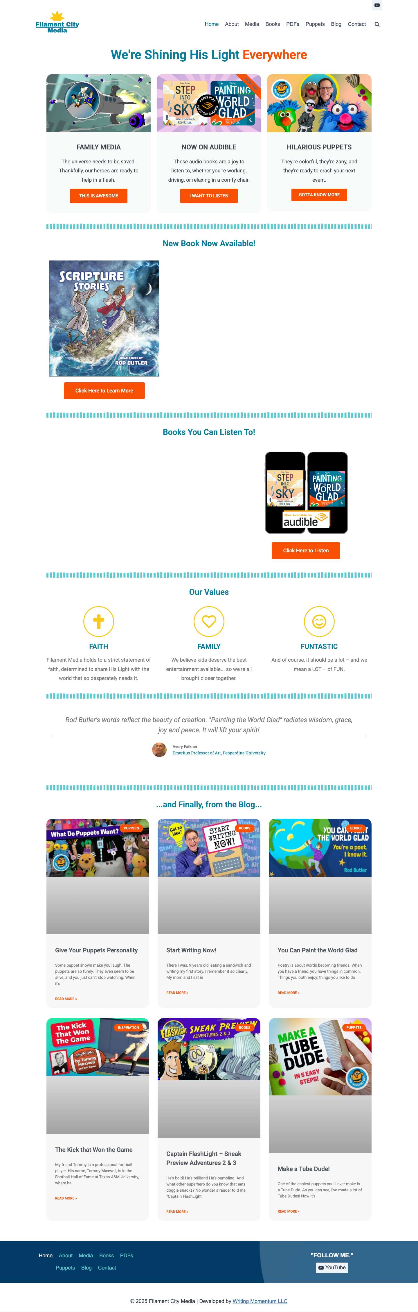 Filament City Media – The Official Website of Rod ButlerYouTubeSearchToggle MenuYouTubeToggle Menu CloseSearch - Full Screenshot