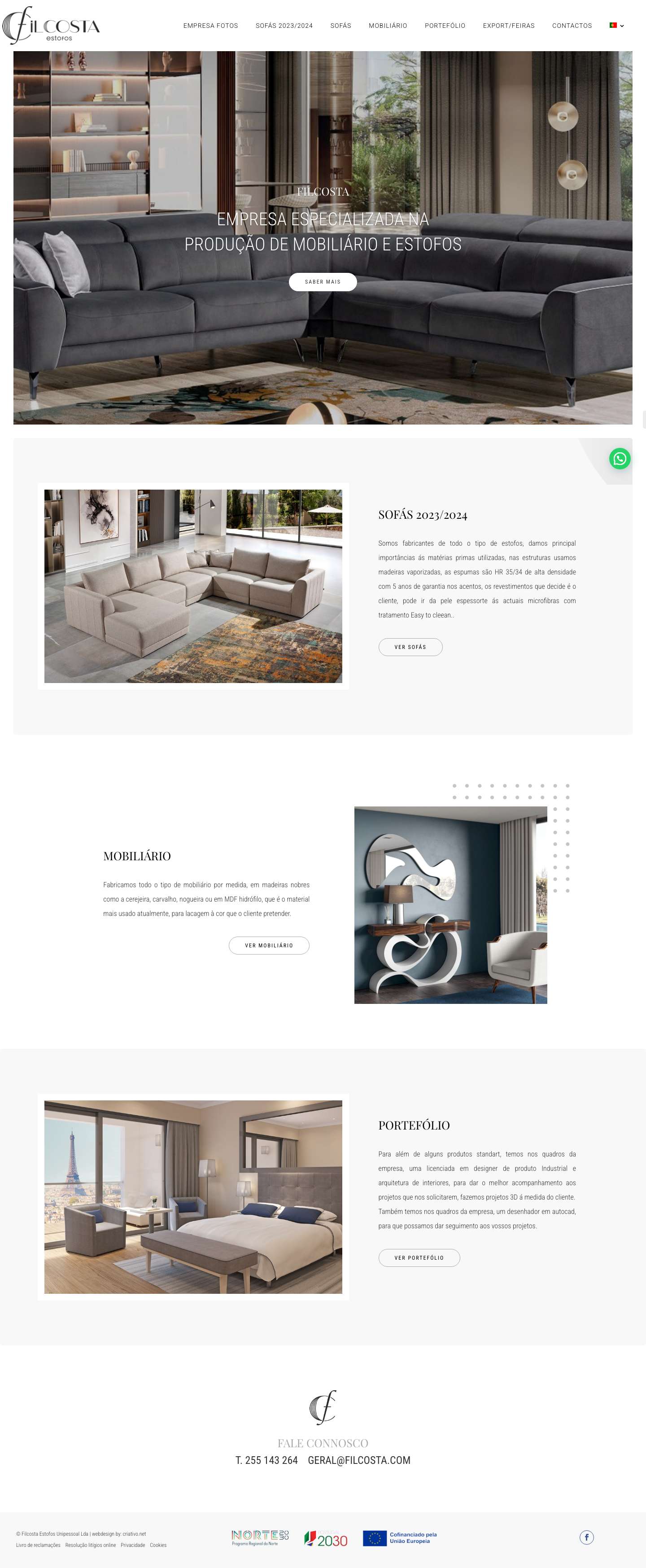 Filcosta Estofos Unipessoal LdaJoinchat - Full Screenshot