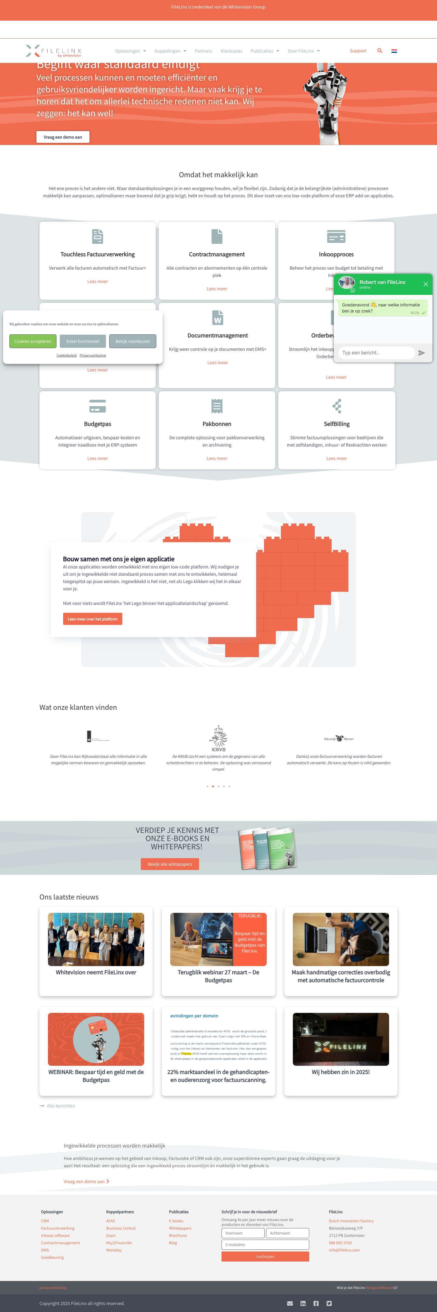 FileLinx - Proces Automatisering - Full Screenshot