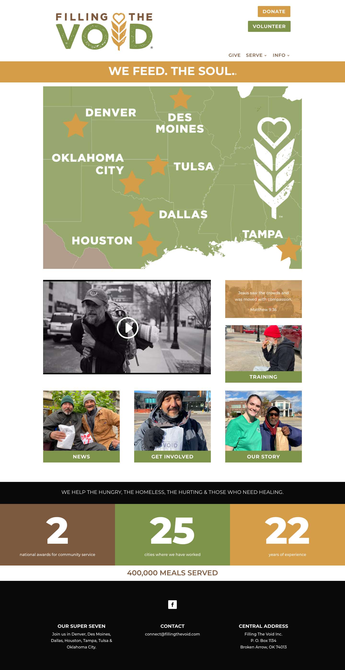 Filling the Void | We Feed. The Soul. - Full Screenshot