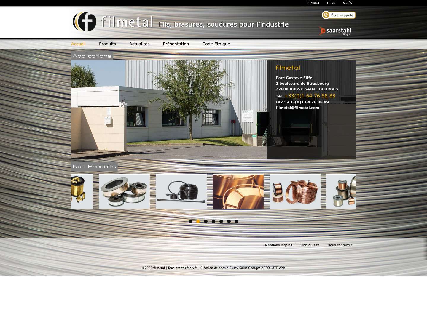 Accueil | filmetal - Full Screenshot
