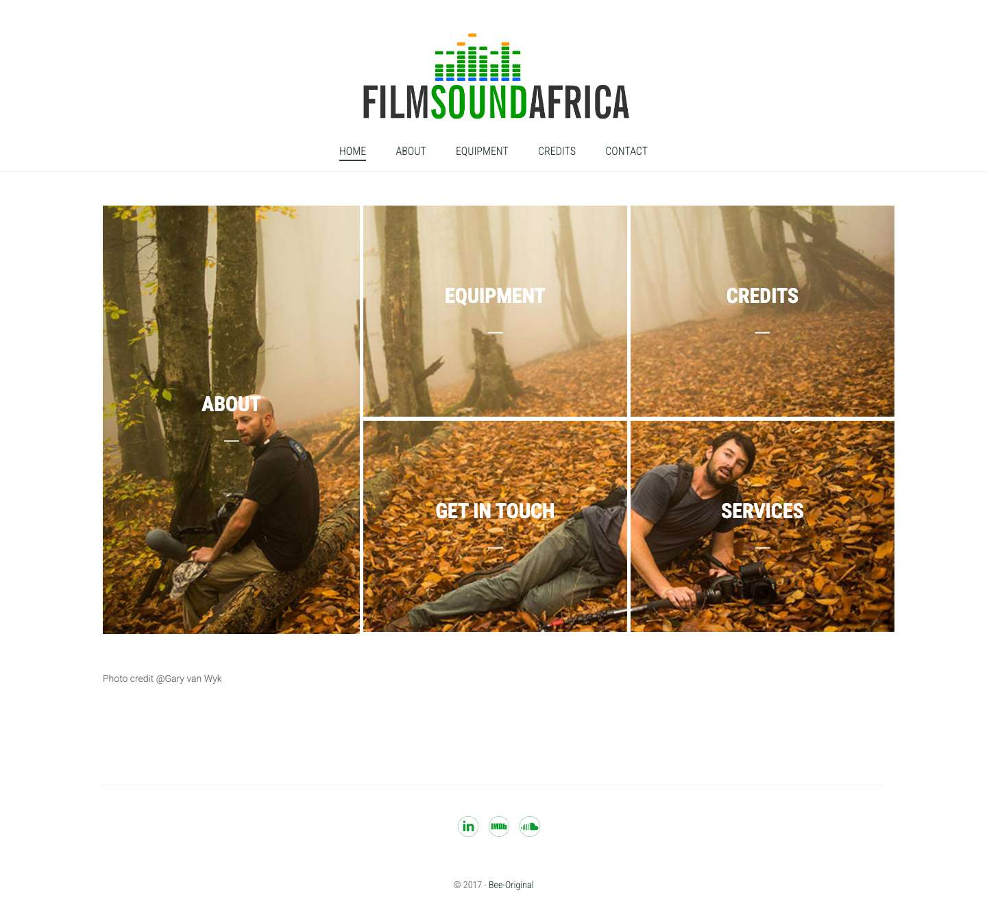 Film Sound Africa - Jonathan Chiles - Location Sound Recording - Full Screenshot