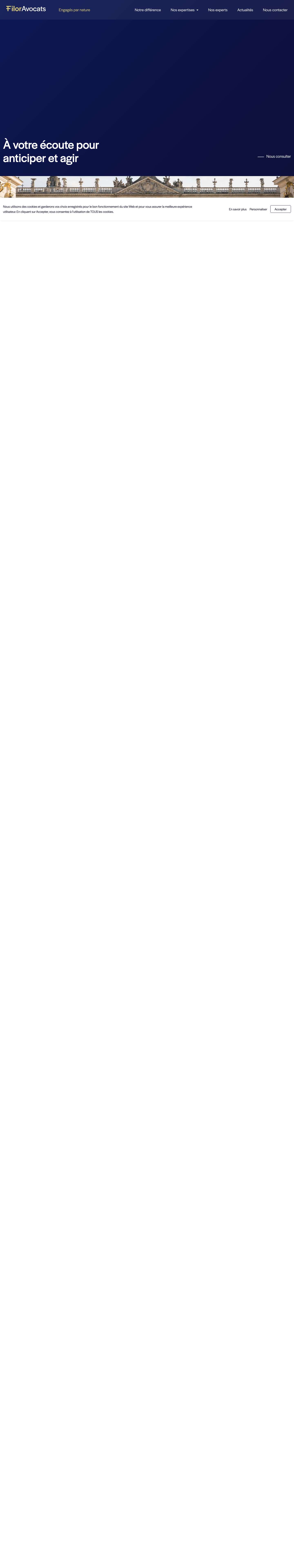 Avocat à Nancy et à Paris | Filor Avocats - Full Screenshot