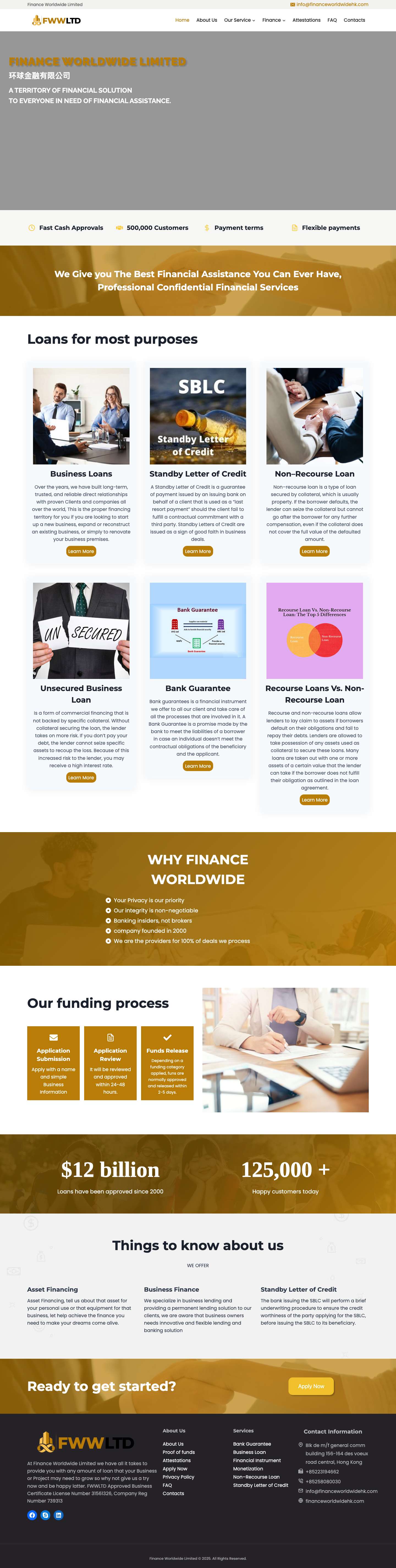 Expert Business Financing in Brazil and North America : FWWLTDEmailExpandExpandToggle MenuExpandExpand - Full Screenshot