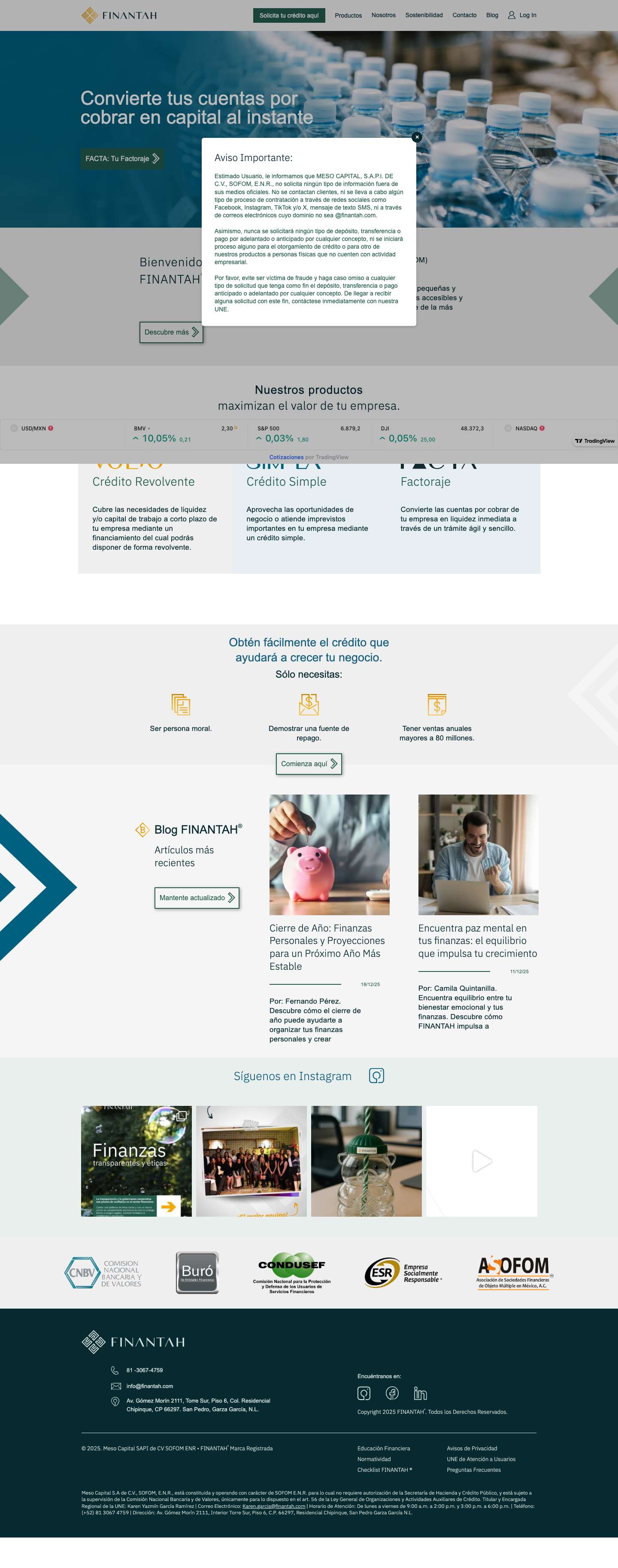 FINANTAH® - Full Screenshot