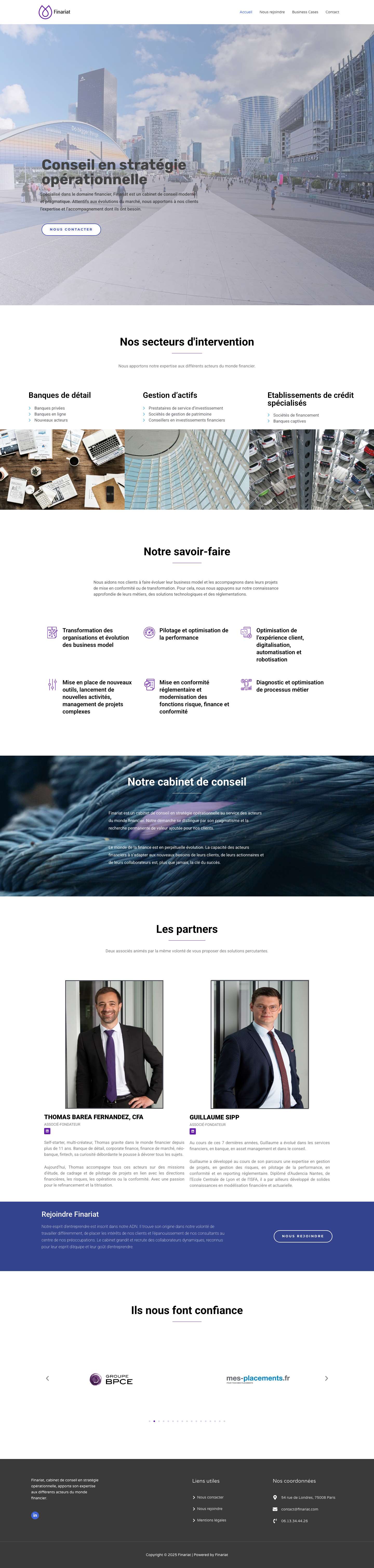 Home - Finariat - Full Screenshot