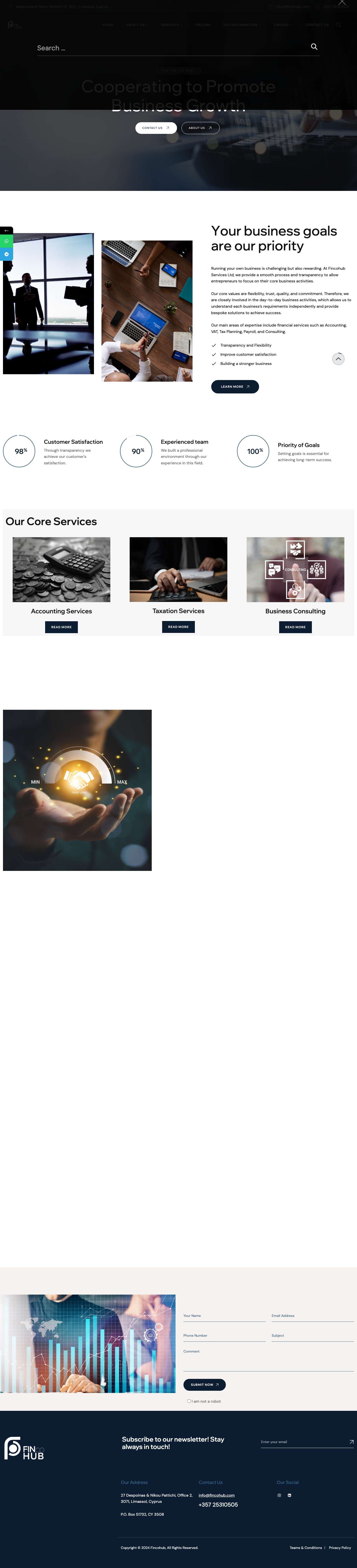 Fincohub – Accounting, Tax & Consulting - Full Screenshot