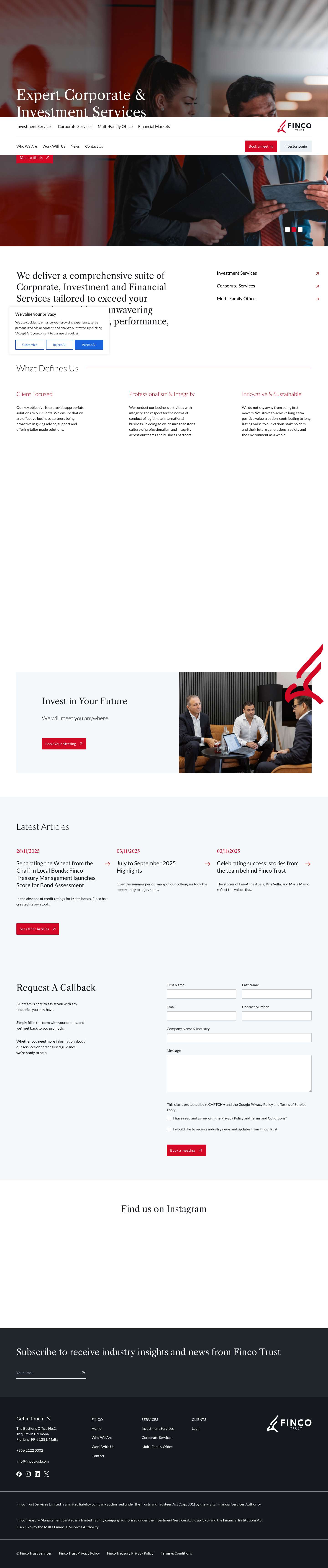 Expert Corporate, Investment and Financial Services | FincoExpert Corporate, Investment and Financial Services | Finco - Full Screenshot