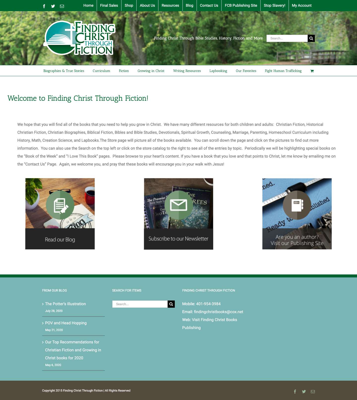 Finding Christ Through Fiction - Full Screenshot