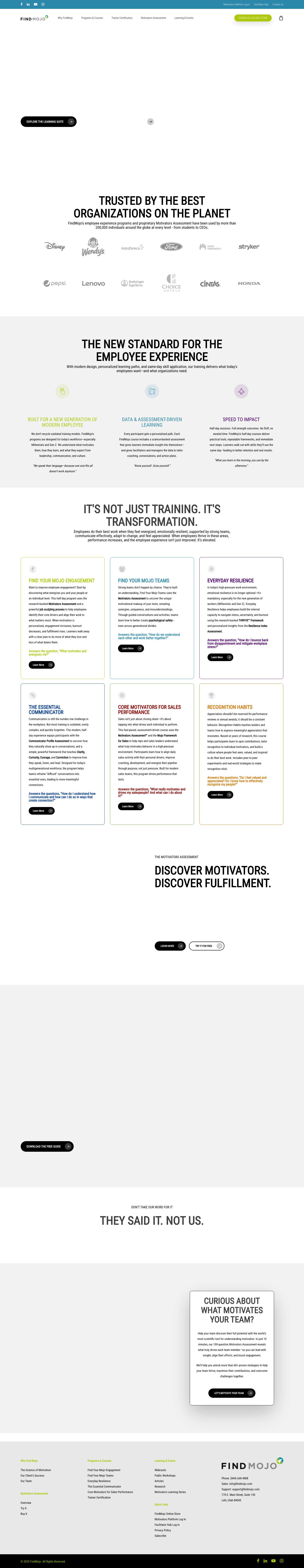 Home Page - FindMojo - Full Screenshot
