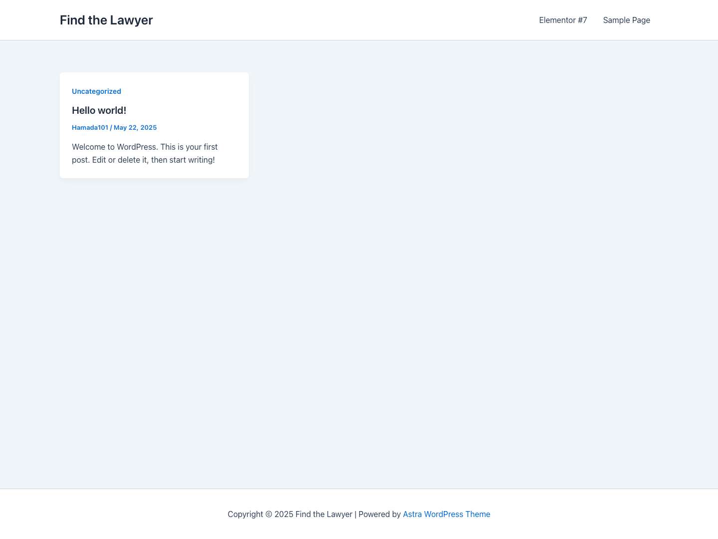 Find the Lawyer - Lawyers' Directory - Full Screenshot