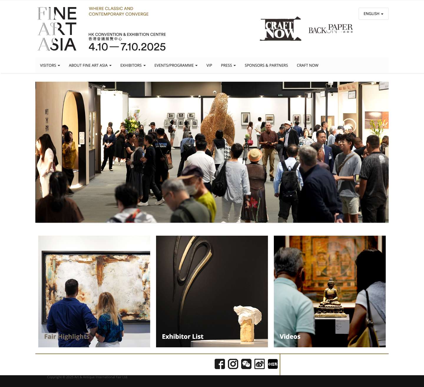 Fine Art Asia 典亞藝博 2025 - Full Screenshot