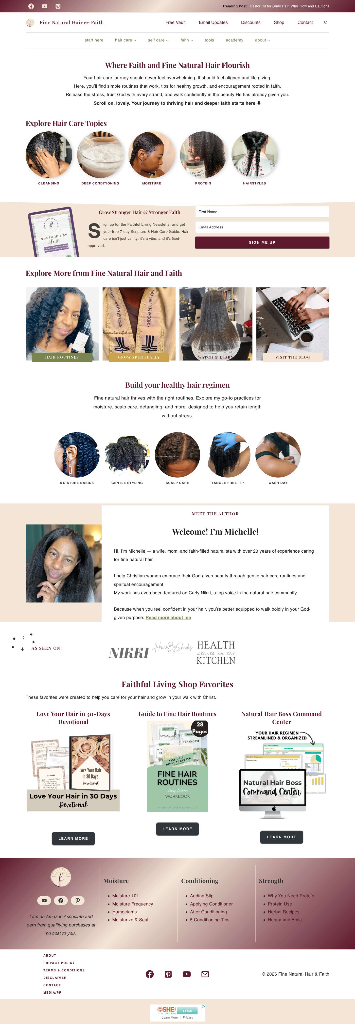 Growing & Caring for Fine Natural HairFacebookYouTubePinterestSearchExpandExpandExpandExpandFacebookXInstagramSearchToggle MenuFacebookPinterestYouTubeEmailScroll to topScroll to topToggle Menu CloseSearch - Full Screenshot