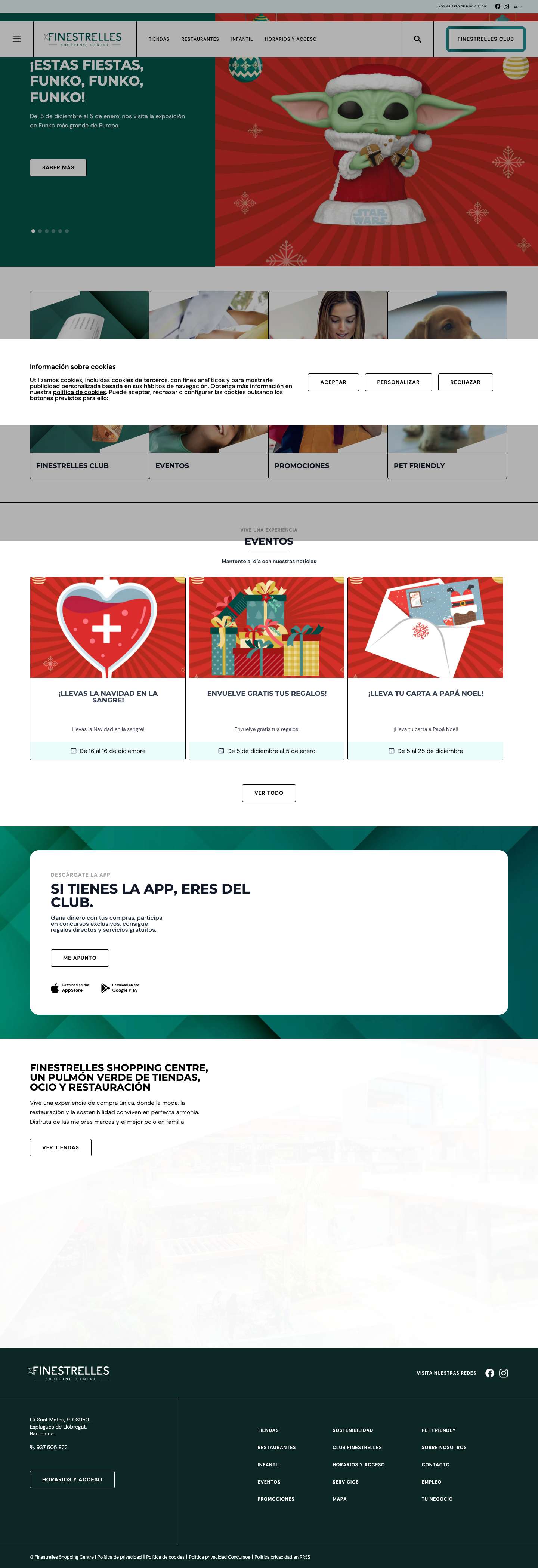 Inicio - Finestrelles - Full Screenshot