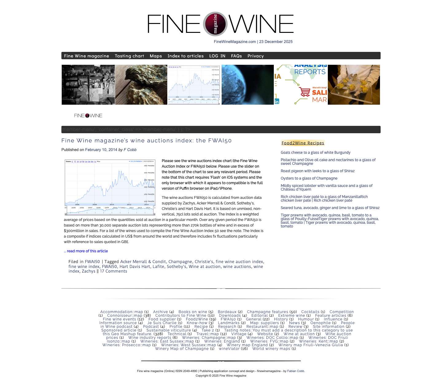Fine Wine magazine | Writing about fine wine in the digital ageFine Wine magazine | Writing about fine wine in the digital age - Full Screenshot