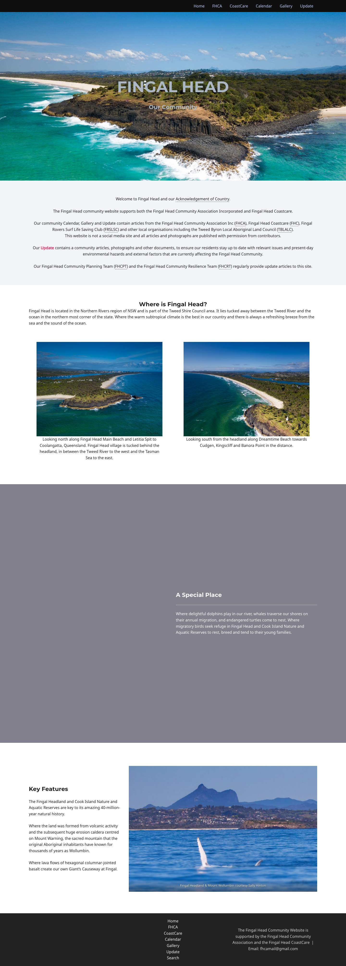 Home - fingalhead.com - Full Screenshot