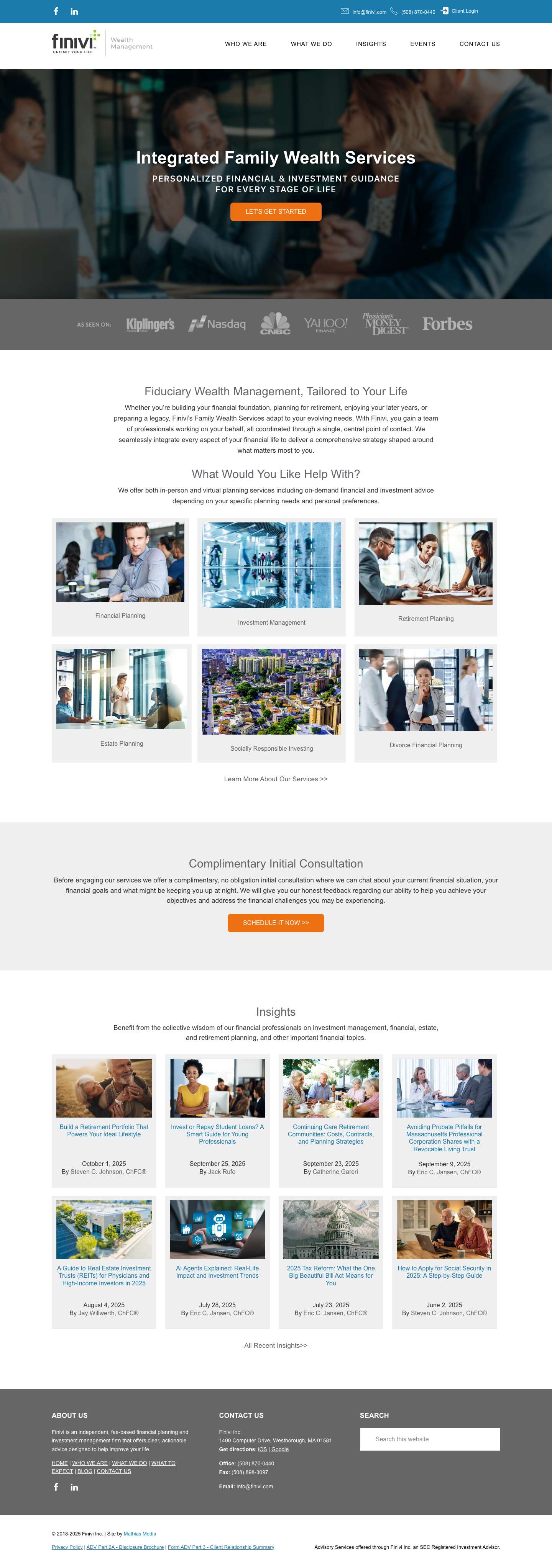 Fee-Based Financial Planning & Investment ManagementFee-Based Financial Planning & Investment ManagementFacebookLinkedInFacebookLinkedIn - Full Screenshot