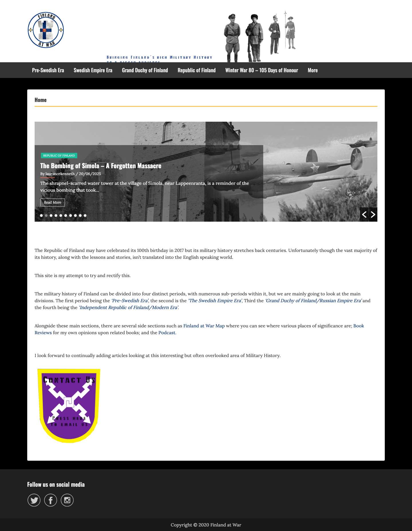 Home - Finland at War - Full Screenshot