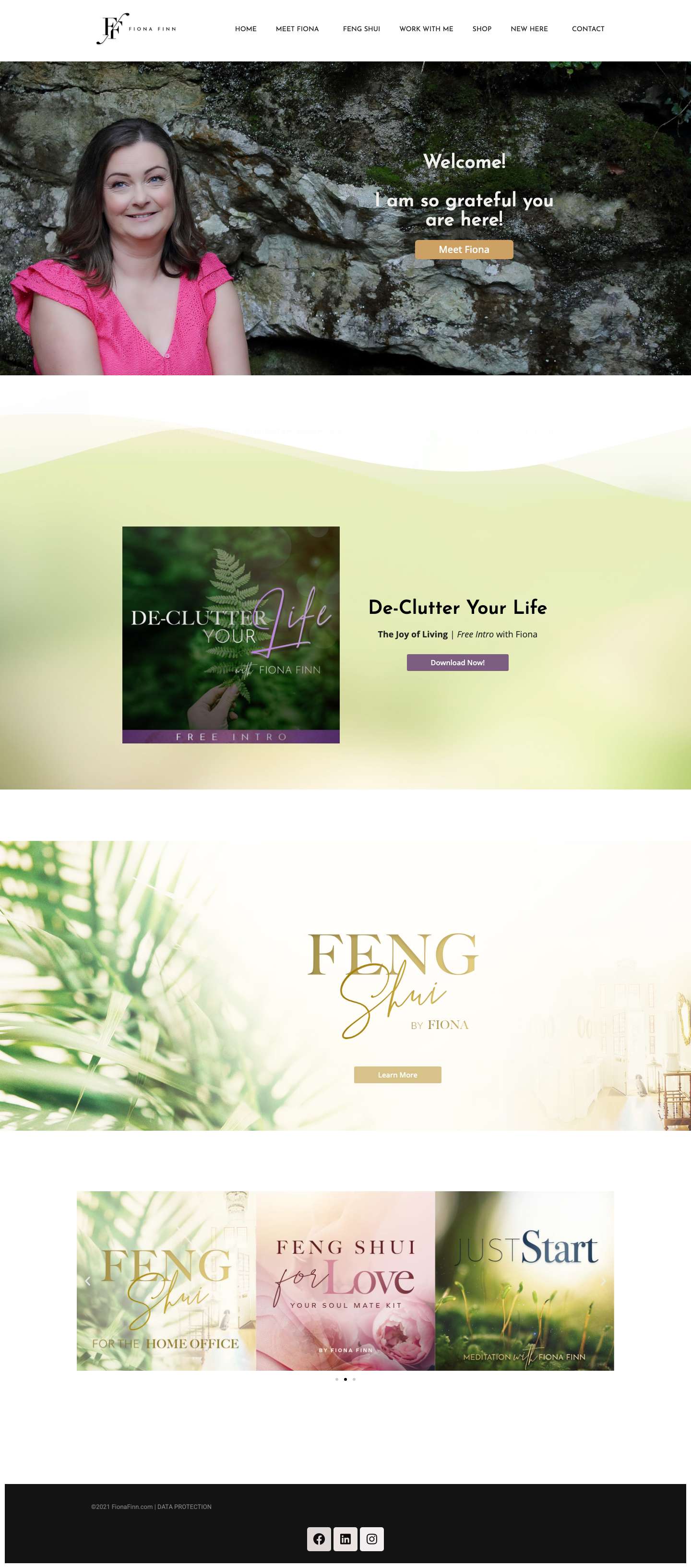 Fiona Finn – Feng Shui Consultant - Full Screenshot