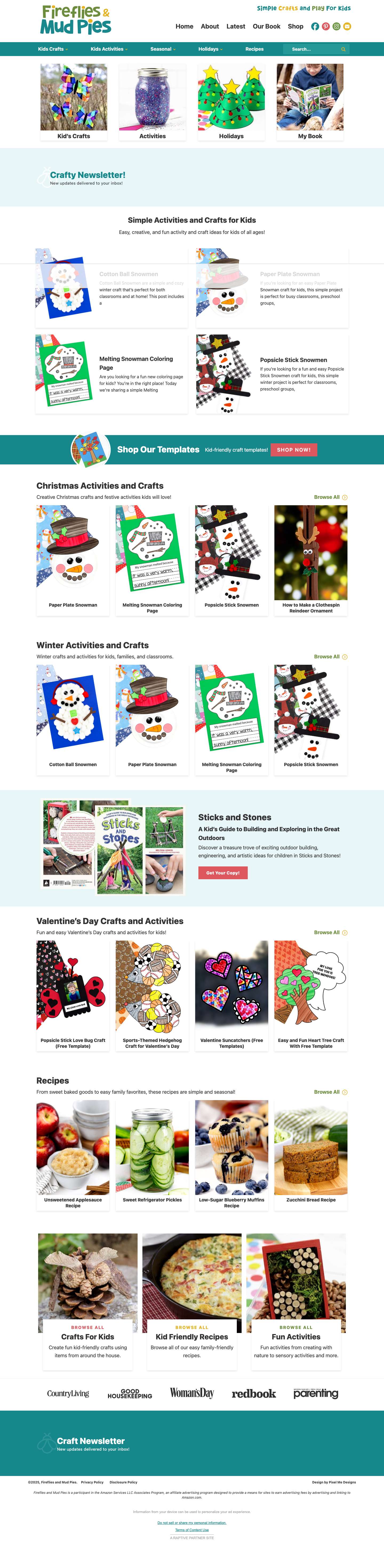 Fireflies and Mud Pies - Simple crafts and play for kids! - Full Screenshot