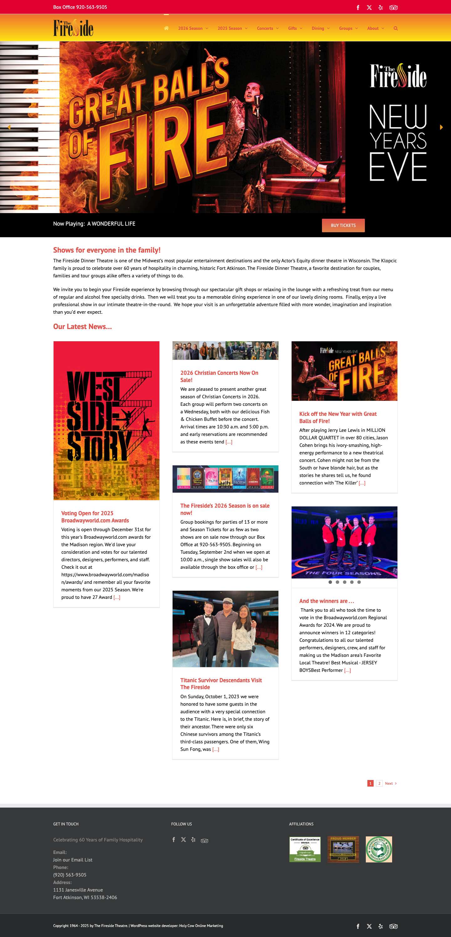 The Fireside Theatre - Full Screenshot