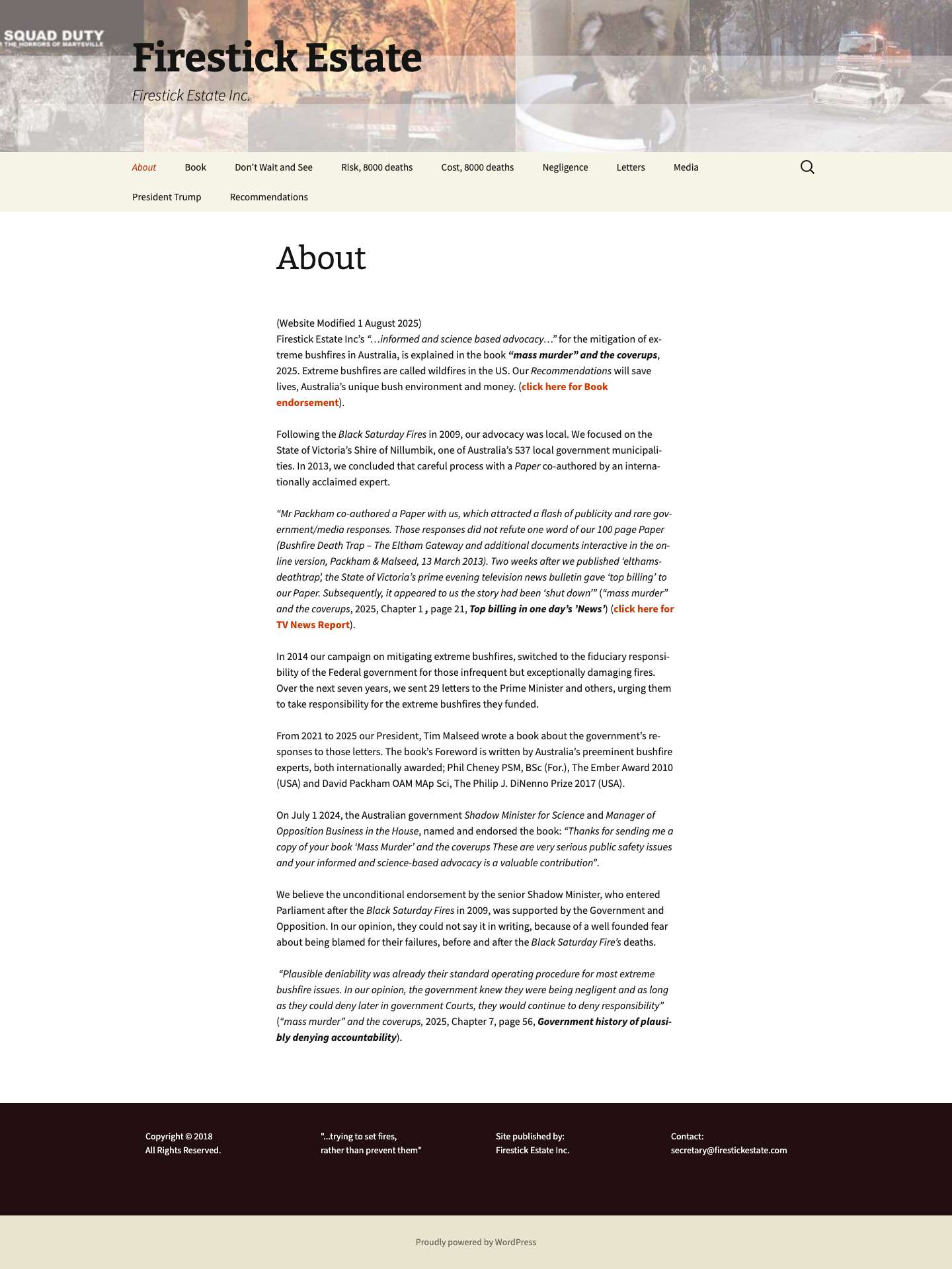 About - Firestick Estate - Full Screenshot