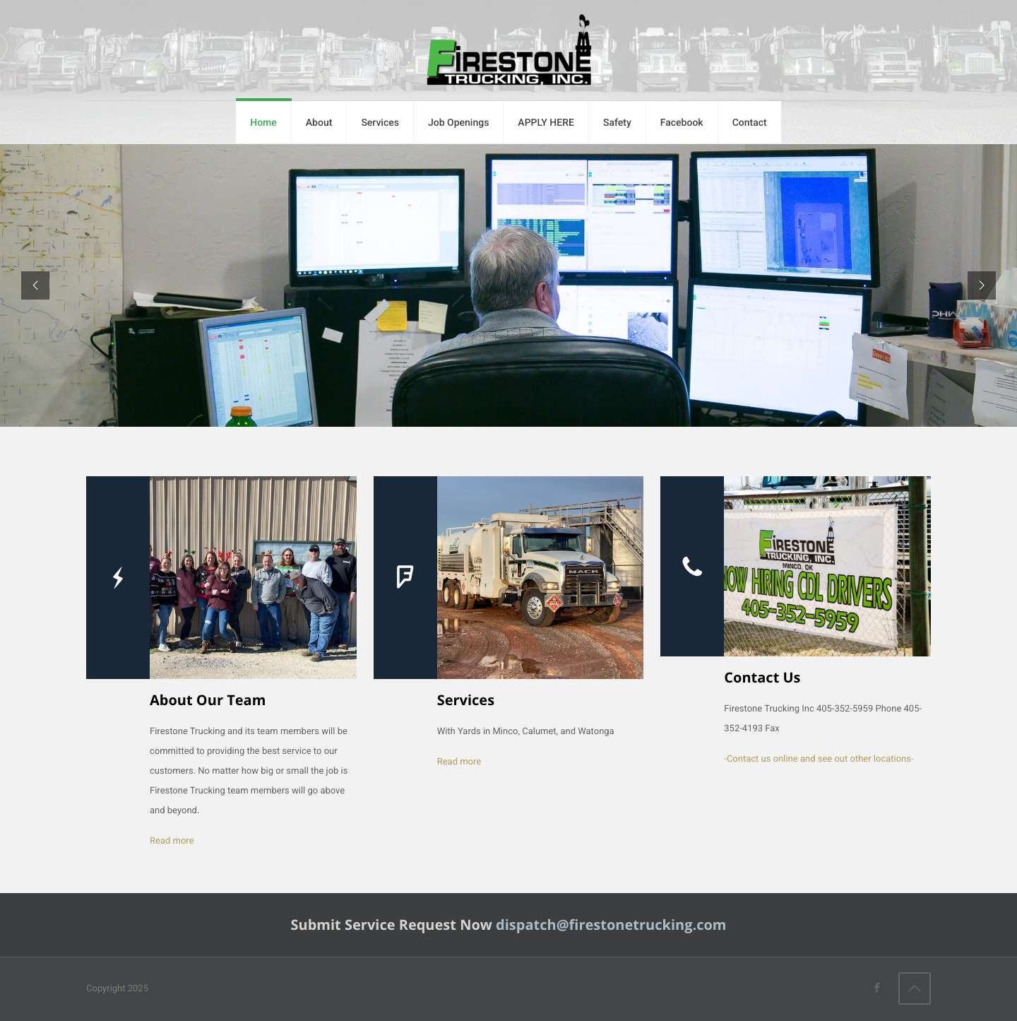 Firestone Trucking – Firestone Trucking - Full Screenshot