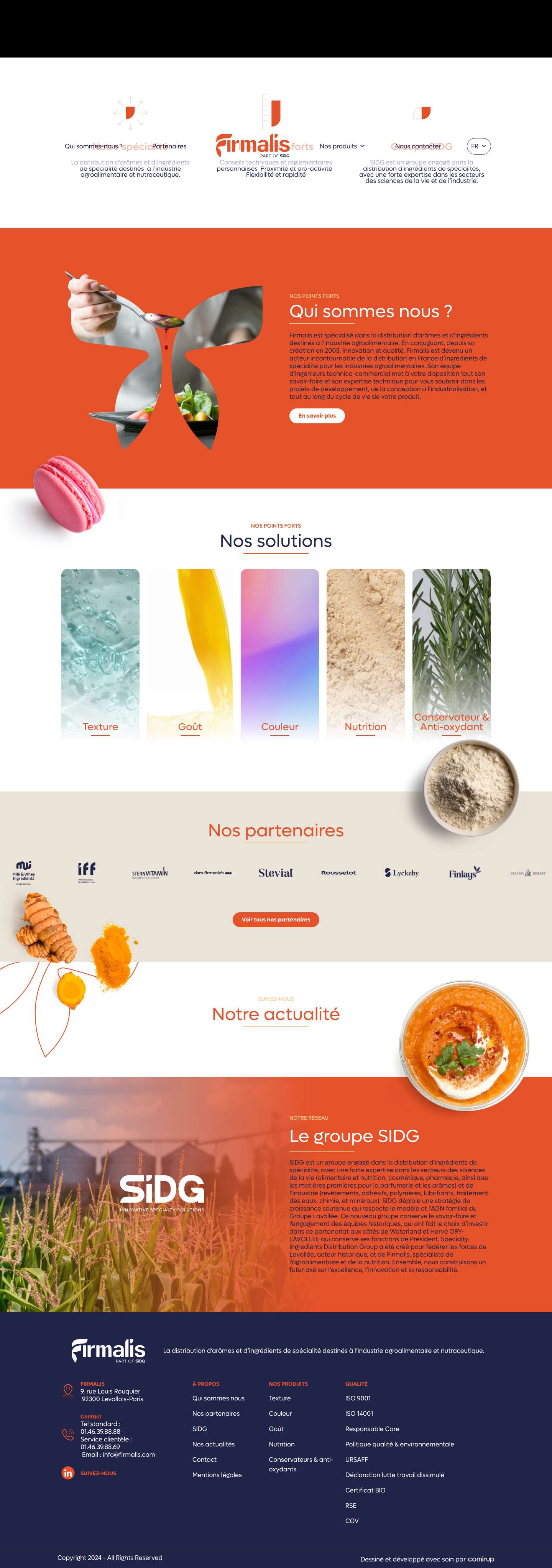 Accueil - Firmalis - Full Screenshot