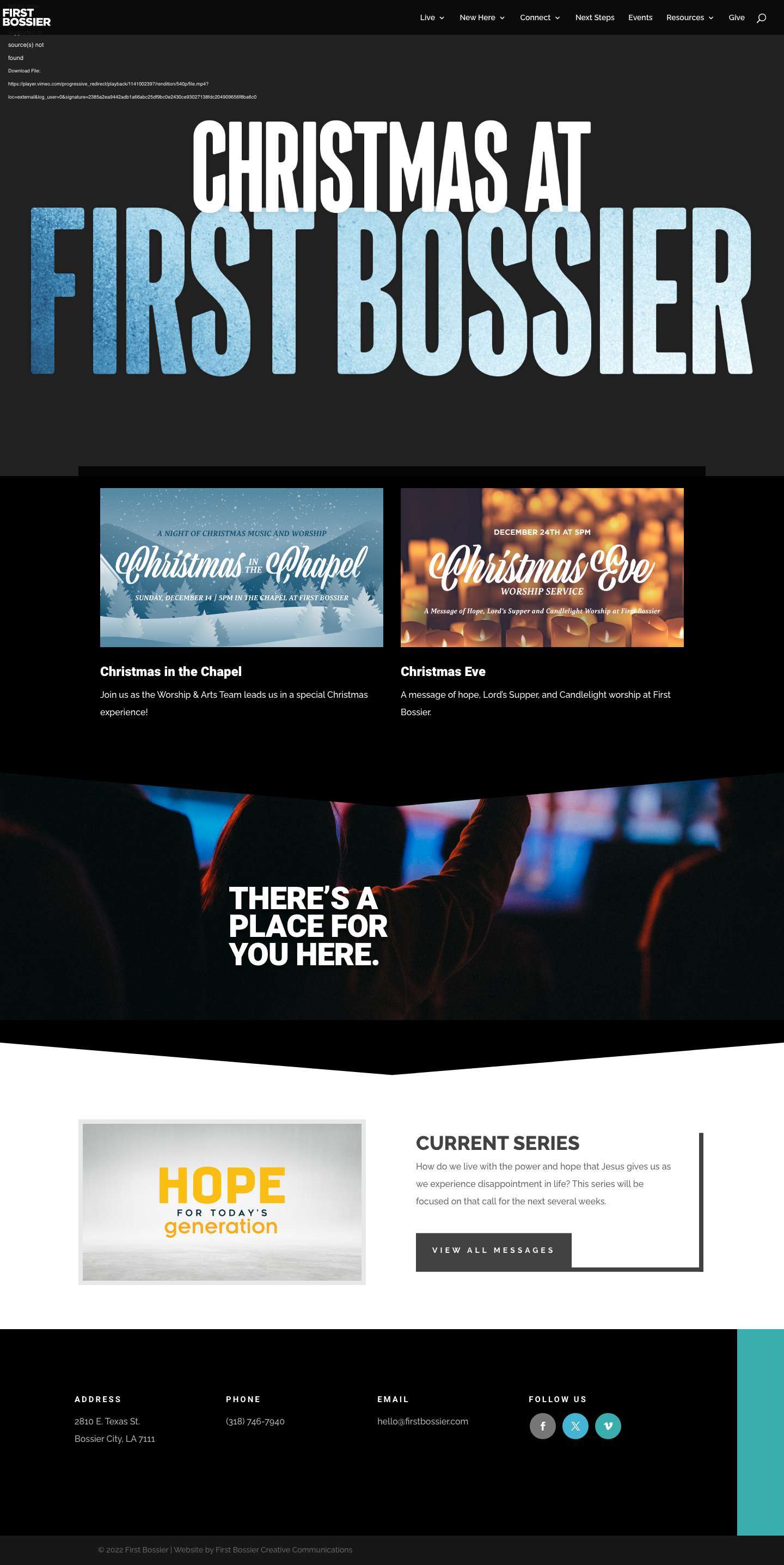 First Bossier | Lives Changed Here. - Full Screenshot