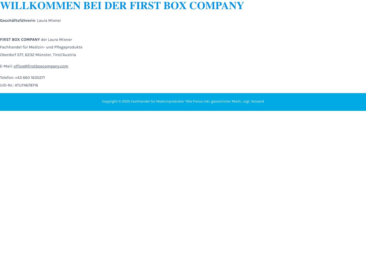 Fachhandel für Medizinprodukte – Fachhandel für Medizinprodukte - Full Screenshot