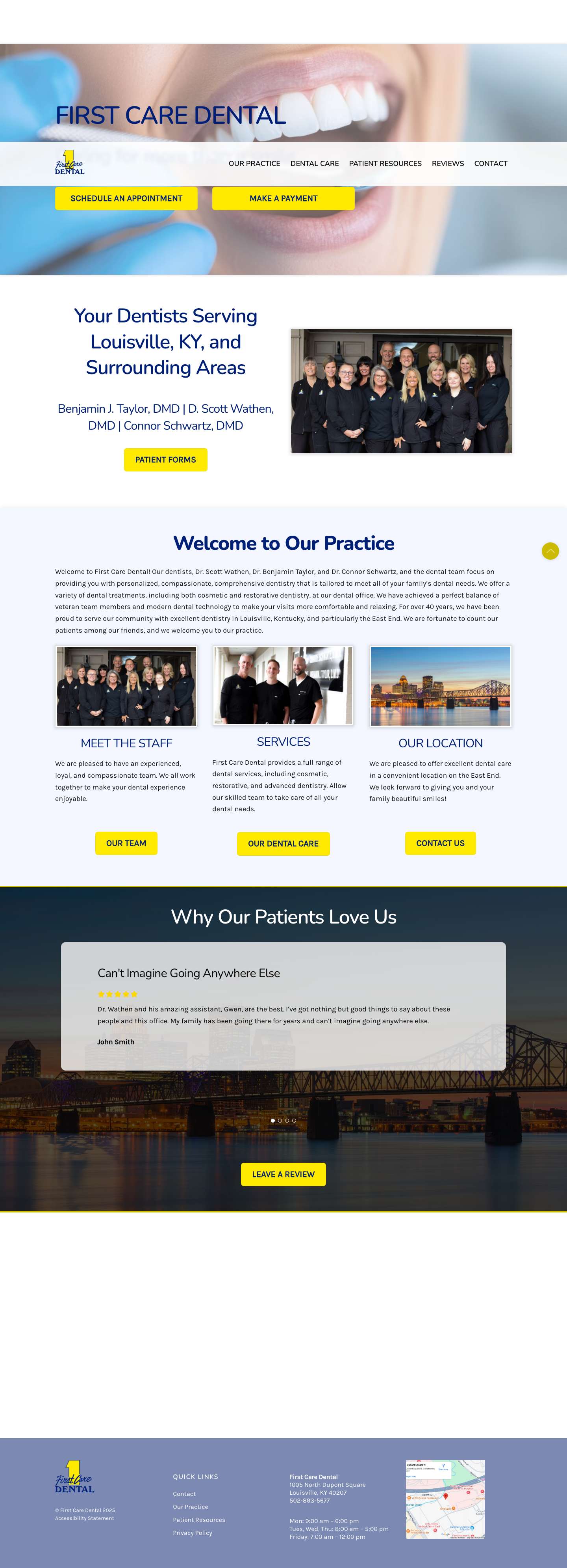 First Care Dental - First Care Dental - Full Screenshot