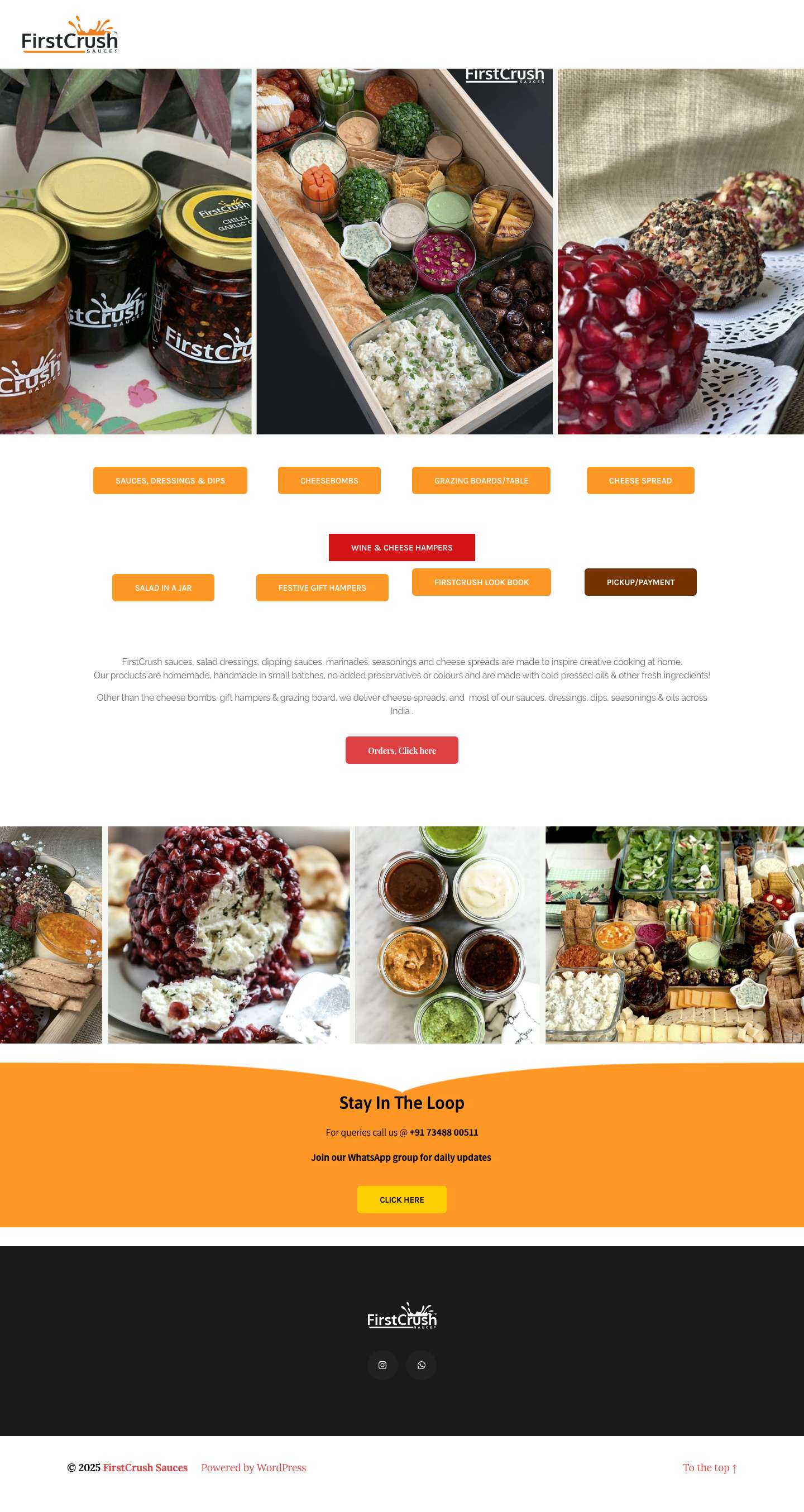 FirstCrush Sauces - Full Screenshot