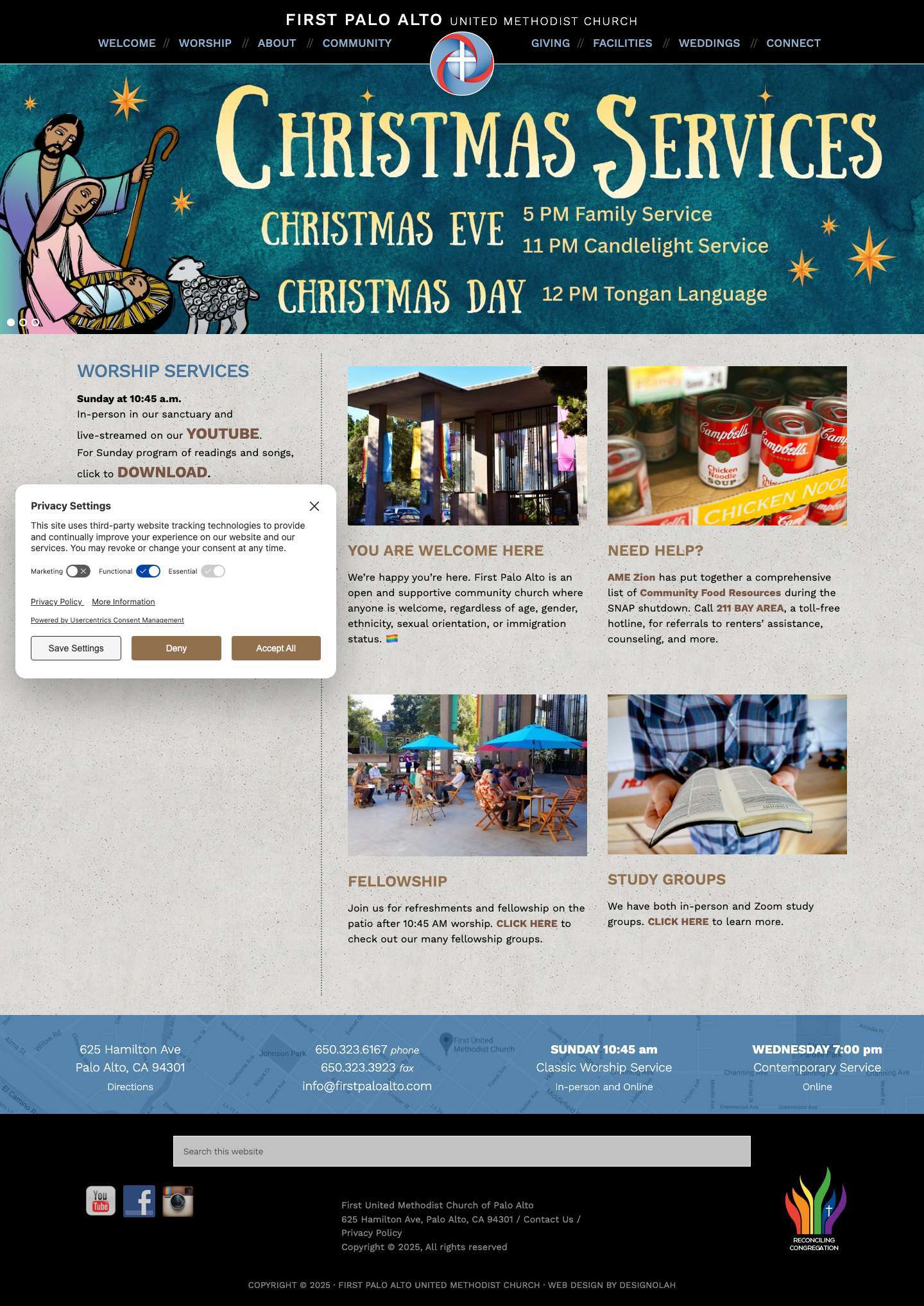 First UMC Palo Alto - Full Screenshot