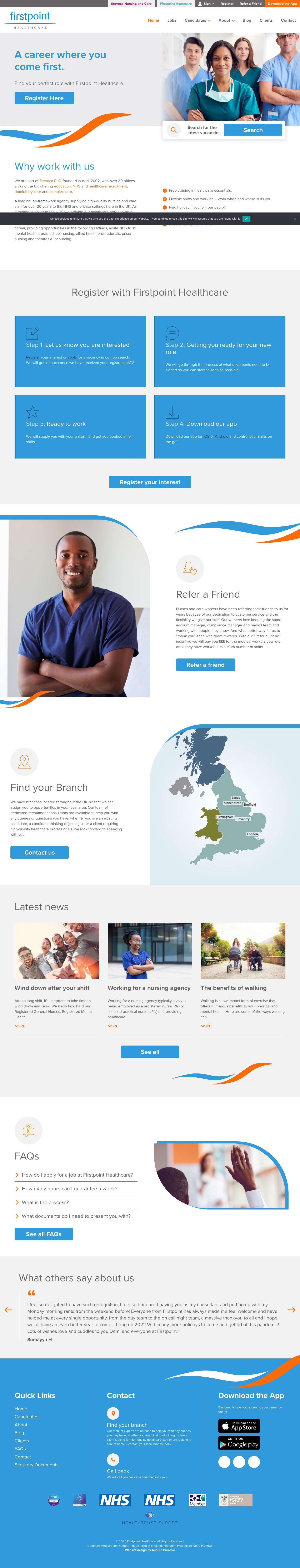 Home - Firstpoint Healthcare - Full Screenshot