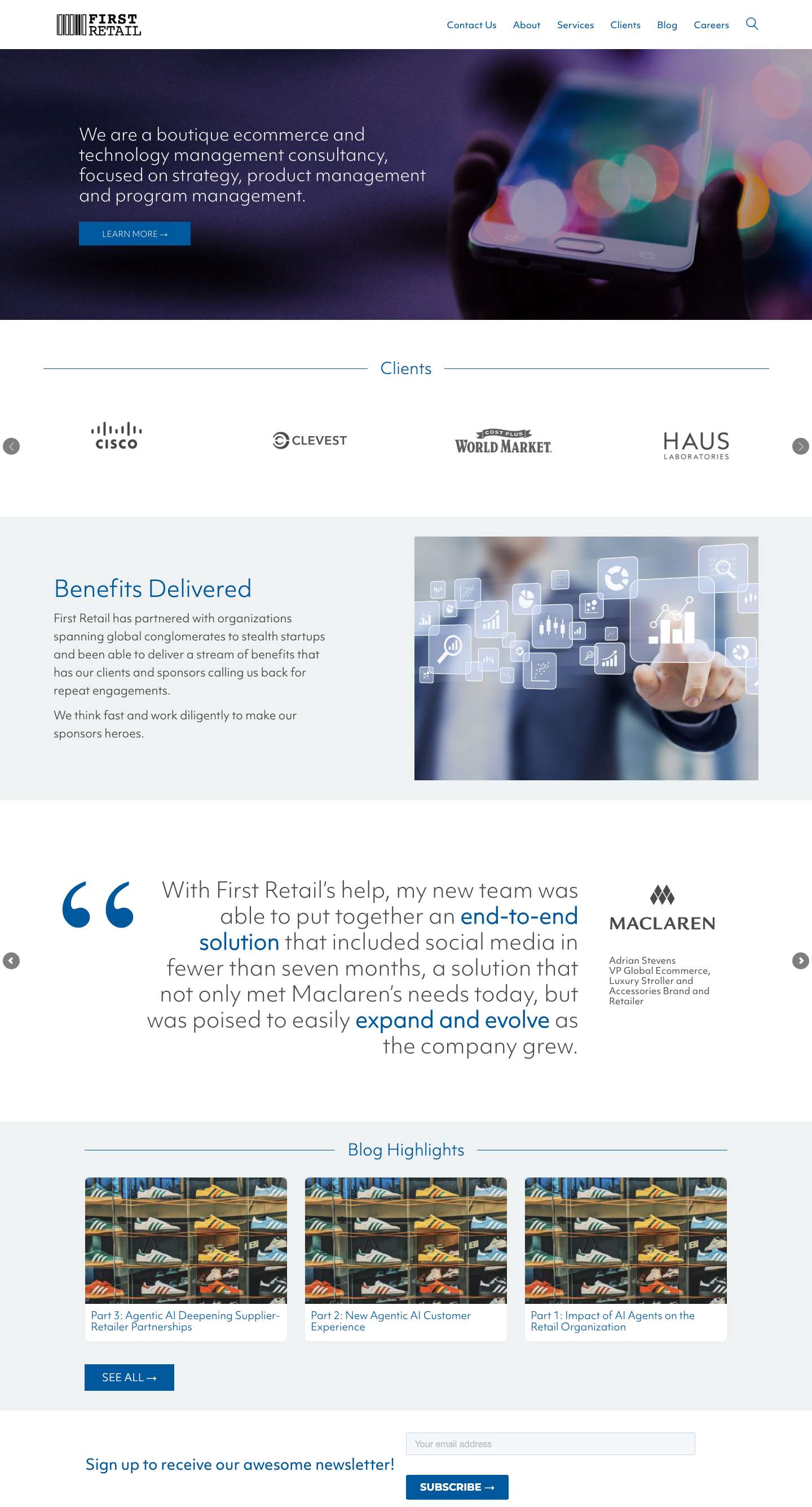 First Retail - First Retail - Full Screenshot