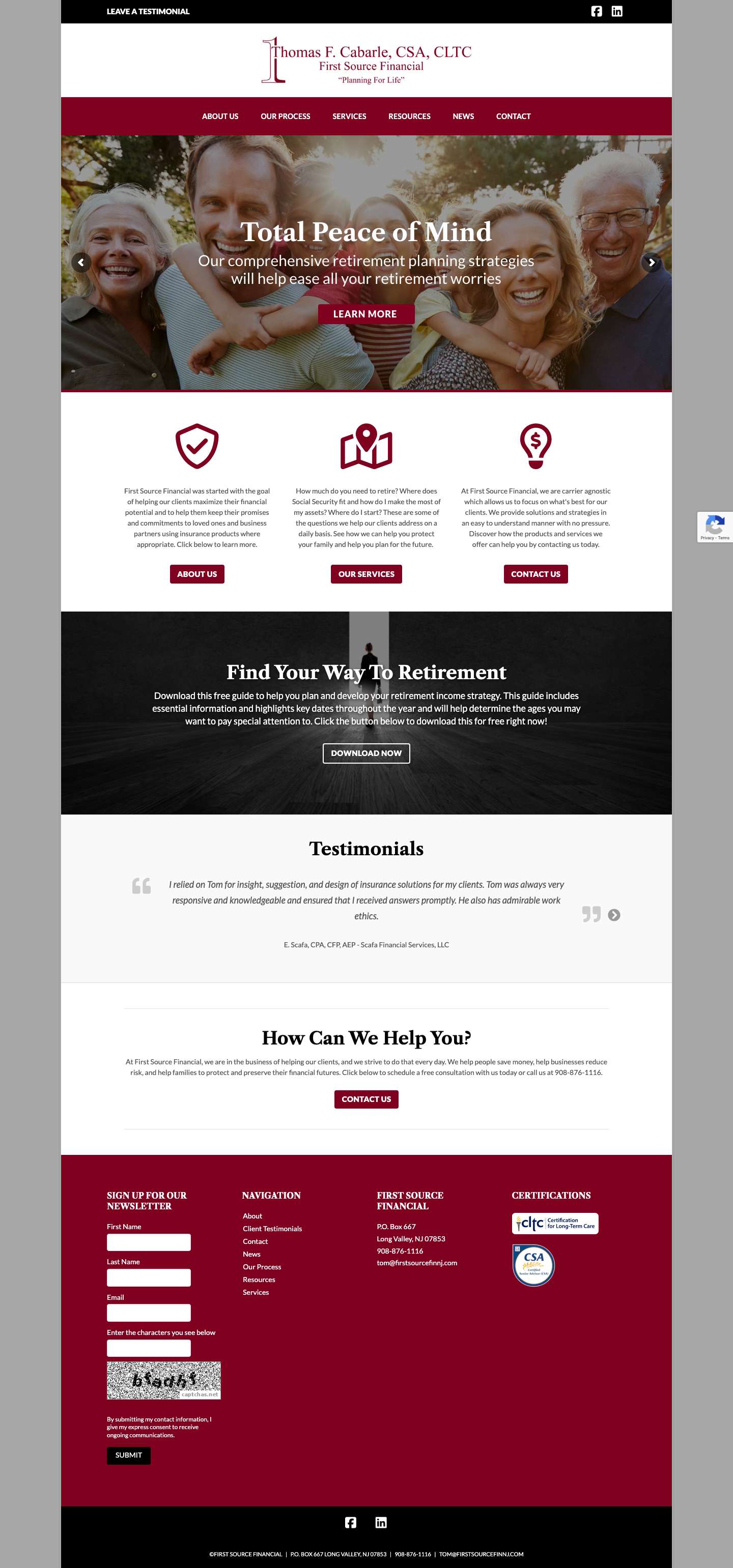 First Source Financial - First Source Financial - Full Screenshot