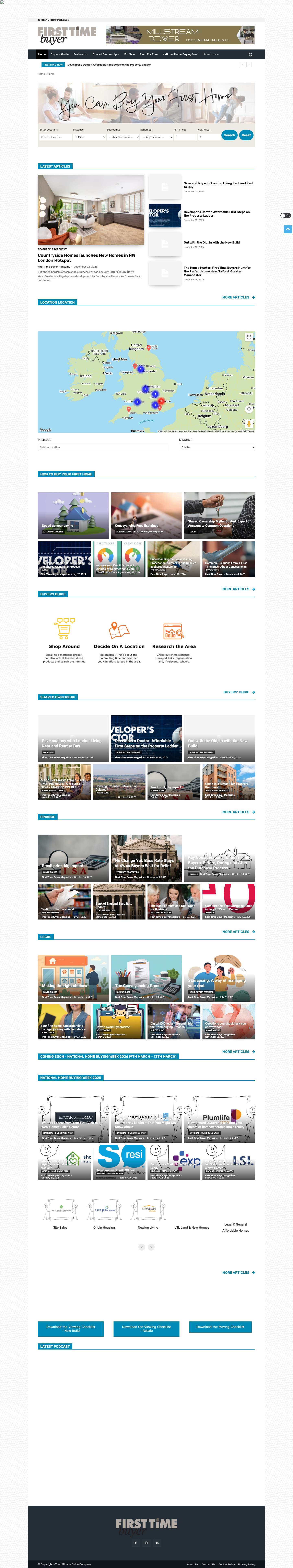 Home - First Time Buyer Online - Full Screenshot