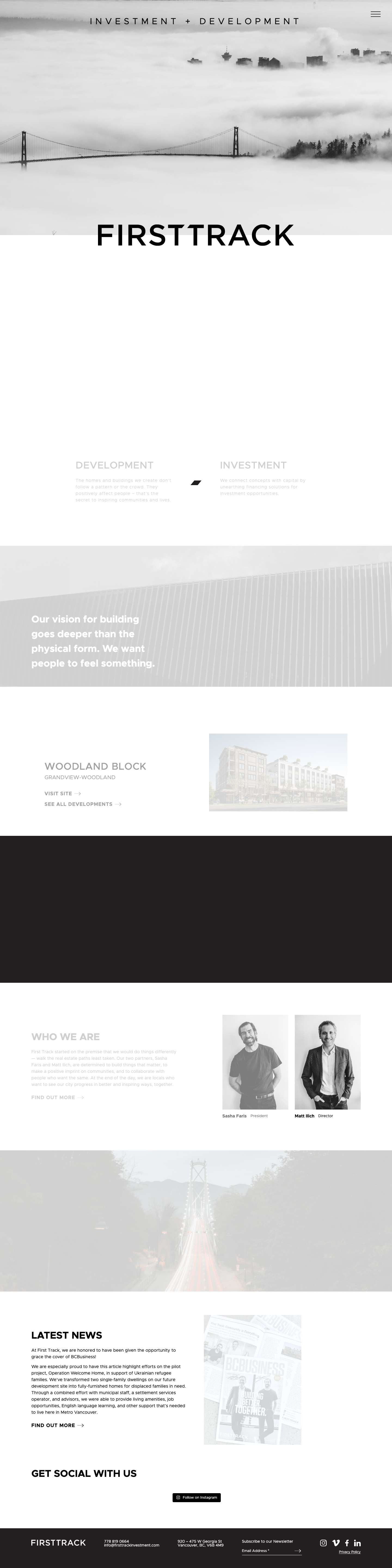 First Track Investment - Full Screenshot