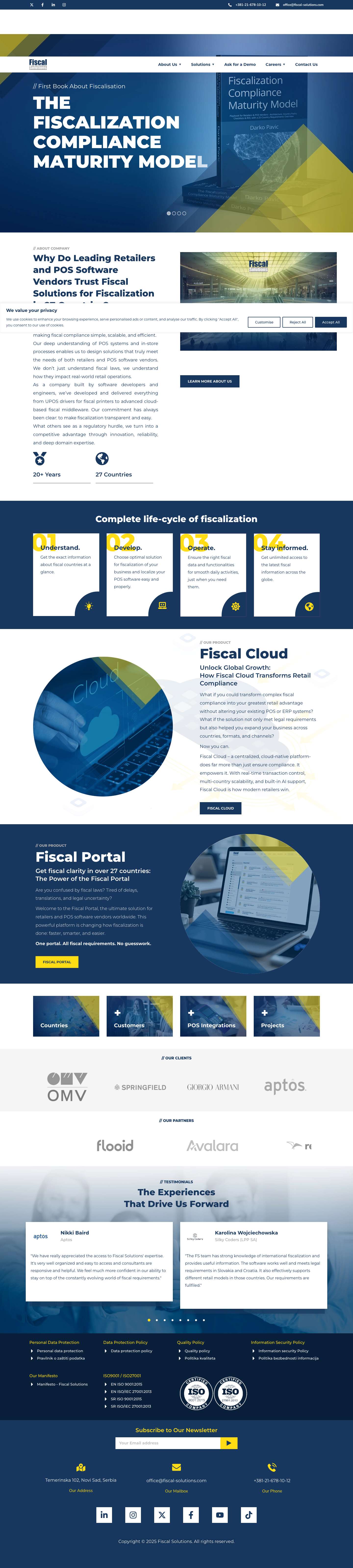 Fiscal Solutions - Full Screenshot